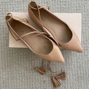 Loeffler randall ballet flats with tassels